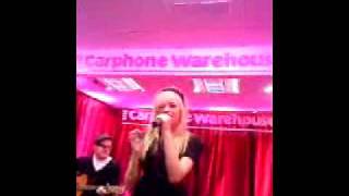 Pixie Lott - Isn&#39;t She Lovely With Use Somebody  Live at the Carphone Warehouse