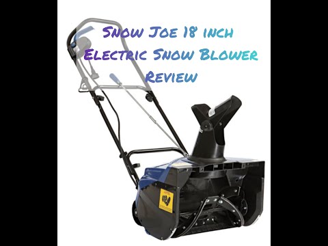Snow Joe 18 inch Electric Snow Blower Review