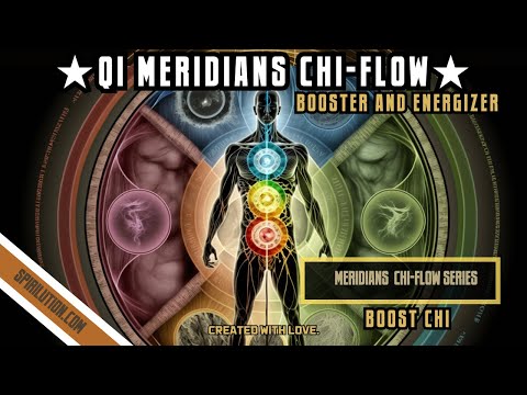 ★QI Meridian Points Chi Flow★ (Booster and Energizer) BOOST CHI ENERGY!