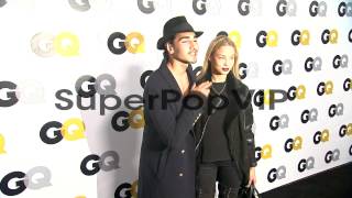 Willy Cartier and Stephanie Bertram Rose at GQ Men Of The...