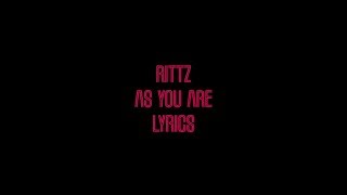 Rittz As You Are Lyrics