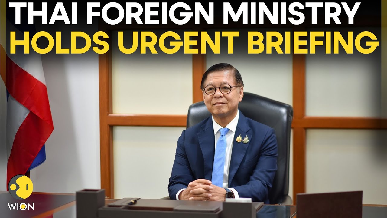 Thailand-Cambodia Tensions LIVE: Thai FM Breaks Silence on Thailand–Cambodia Situation | WION Live