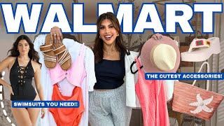 ☀️2024 SUMMER NEW ARRIVALS!!☀️WALMART FASHION TRY ON HAUL! Swimwear, Coverups, Shoes & Accessories!