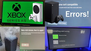 Xbox Series X/S All Errors! + forgotten PS5 errors