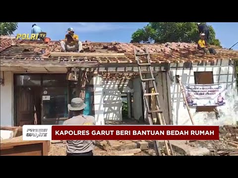 PRESISI UPDATE : KAPOLRES GARUT BANTU BEDAH RUMAH ANGGOTA POLSEK CIKELET 12/04/2025 17.00