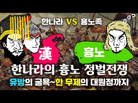 한나라의 흉노 정벌전쟁 : 유방과 한 무제의 대흉노정벌기
