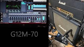Video thumbnail for CELESTION G12M-70 and G12 Vintage30 DEMO by HIDEKIN GUITAR CHANNEL