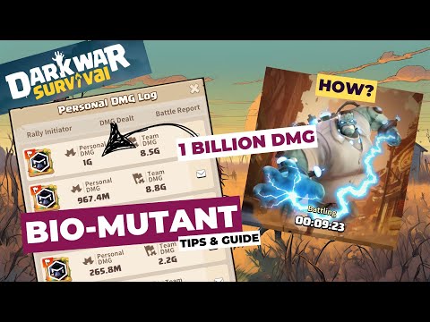 Dark War Survival: Bio Mutant Event Guide – Tips to Deal High Damage & Maximize Rewards!