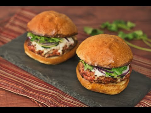 Tandoori Chicken Burger Recipe | Hungry AF