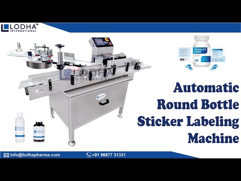 Front & Back Bottle Sticker Labeling Machine