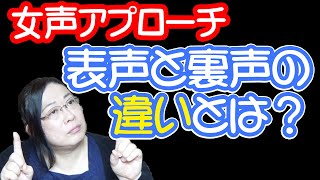 【女声】表声アプローチと裏声アプローチの違い・りえらじ
