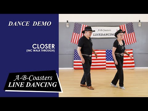 CLOSER - Line Dance Demo & Walk Through