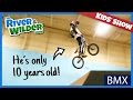 BOYS GET BMX BIKE FREESTYLE TRICKS LESSON FROM 10 YEAR OLD PRO