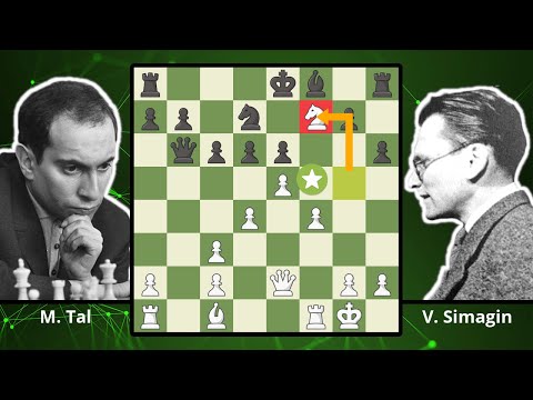 Mikhail Tal's First Brilliancy? - Tal vs. Simagin, 1956