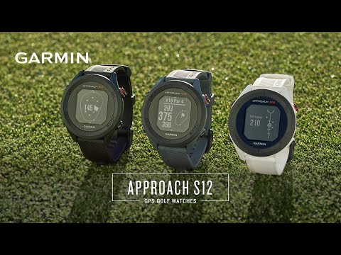 Išmanusis laikrodis Garmin Approach S12,  Juodas video