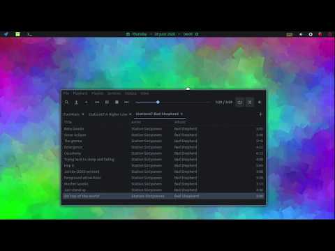 More fun with wmderland window manager