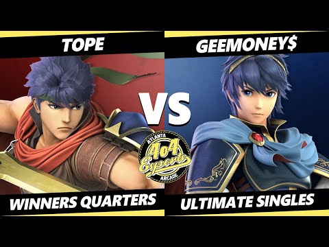 4o4 Smash Night 68 Winners Quarters - Tope (Ike) Vs. Geemoney$ (Marth) SSBU Ultimate Tournament