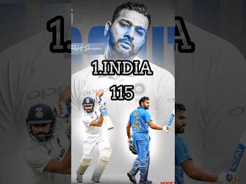 ICC Men's Test Teams Rankings 🇮🇳 #shortsfeed #cricket #test #india #rohitsharma #ranking #top
