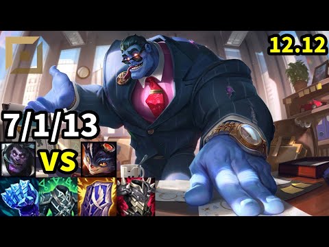 Dr. Mundo Top vs Rumble - KR Grandmaster | Patch 12.12