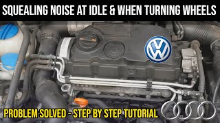 Serpentine Belt Squealing & Tensioner Flapping - Volkswagen Audi