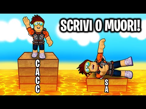 SCRIVI LA PAROLA PIÙ LUNGA PER VINCERE SU ROBLOX