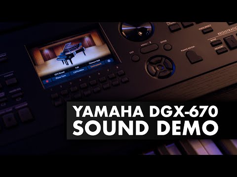Yamaha DGX-670 Demo - ALL PLAYING NO TALKING