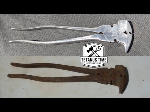 Williams VERY Rusted and Seized / Stuck Fencing Pliers Restoration - Beautiful Final Result!