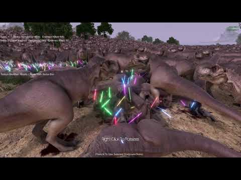 1,500 Laser Knights vs 10,000 T Rex Ultimate Epic Battle Simulator