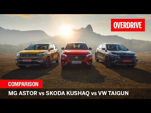 MG Astor vs Skoda Kushaq vs VW Taigun | Best of the rest | OVERDRIVE