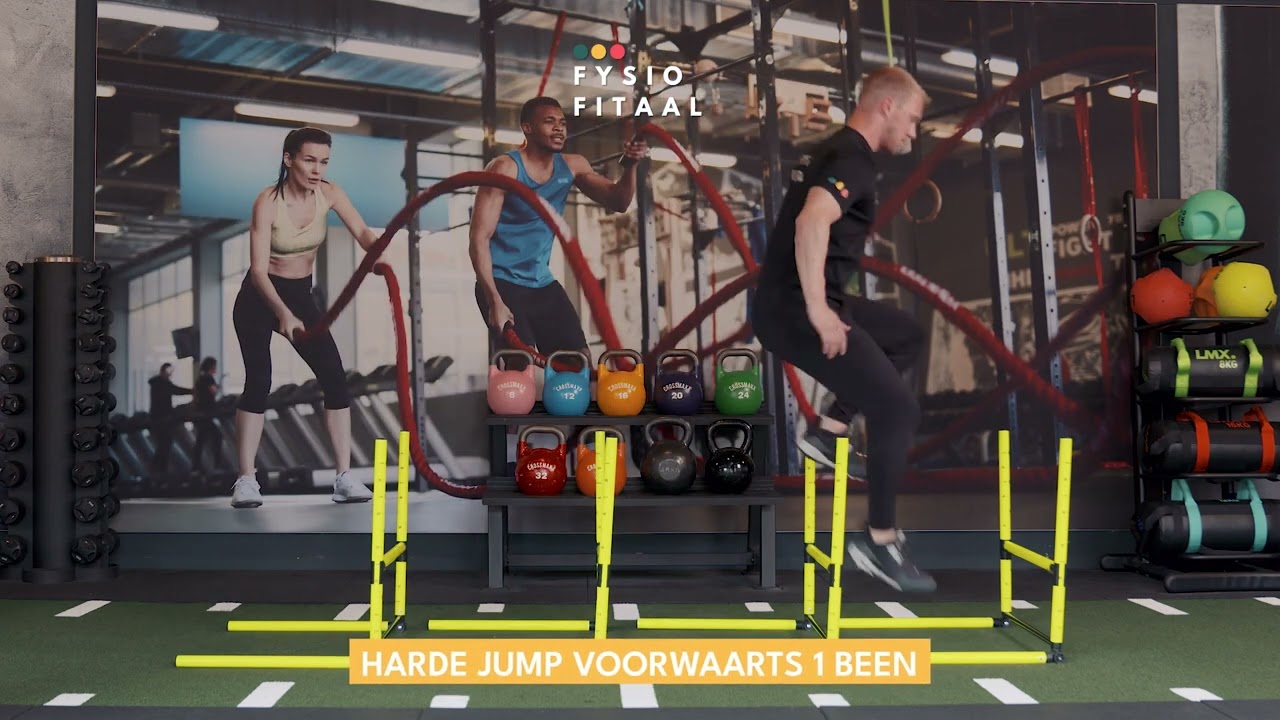 Video thumbnail: Harde jump voorwaarts 1 been — instructievideo