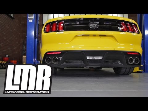 2015-2017 Mustang GT350 Style Quad Tip Valance & Exhaust Conversion Install