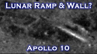 Ramp &amp; Squared Wall On Moon Imaged By Apollo 10 Mission