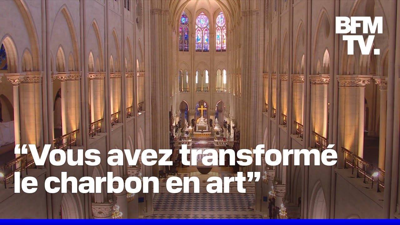 Notre-Dame de Paris: l'intégrale de la visite d'Emmanuel Macron dans la cathédrale restaurée