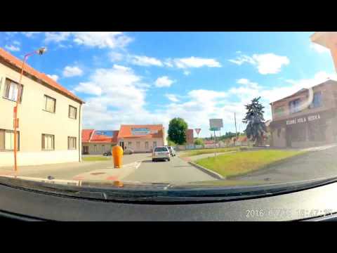 Time lapse drive 36x: Turany-Slatina-Rosice-Ivancice-Brno-Rosice-Brno (Czech Republic) 150km