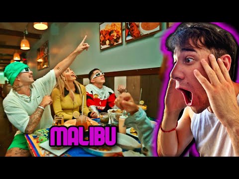 REACCION a Feid, Ak4:20, Taiko - Malibu (Official Video)