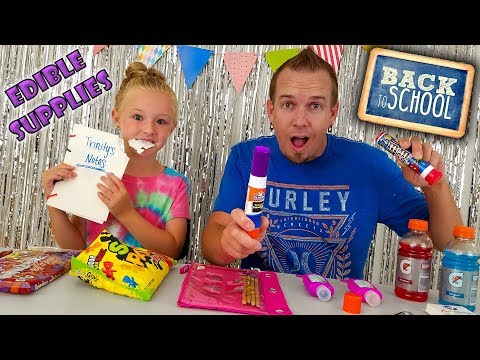 How to Sneak Candy Into Class!!! DIY Edible School Supplies & School Pranks!