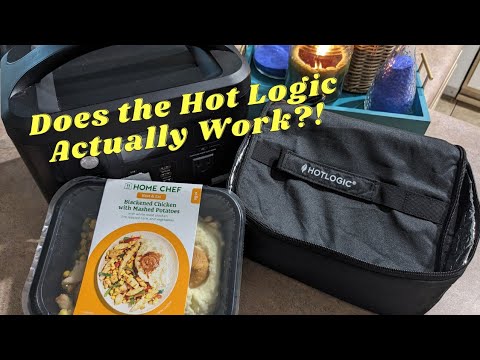 Testing a HOT LOGIC Mini Portable Oven by Warming Up a Meal! | Simple Van Life Cooking 🍽️
