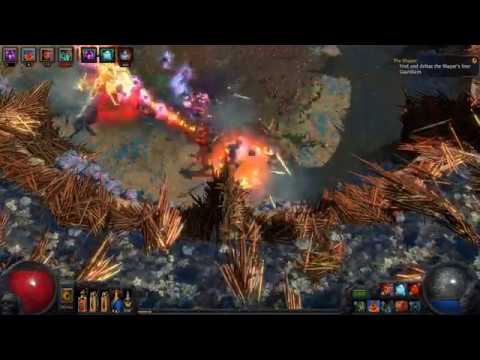 Necromancer SrS 2.5 random tier15 map clearing Part 3 (boss fight)