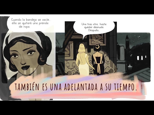 Vídeo relacionado con Tamara de Lempicka (novela gráfica)