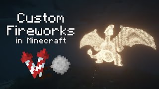 Custom fireworks in Minecraft [500 Subscribers!]