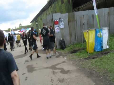Brutal Assault 2012 - Walking in festival area - part 1