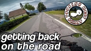 preview picture of video 'RAW onboard: Honda CB500 ride Soboth pass (Austria)'
