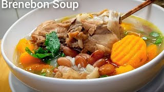 Download lagu Fresh, savory, red bean soup with chicken bones is too delicious to miss...#brenebon❤️ mp3