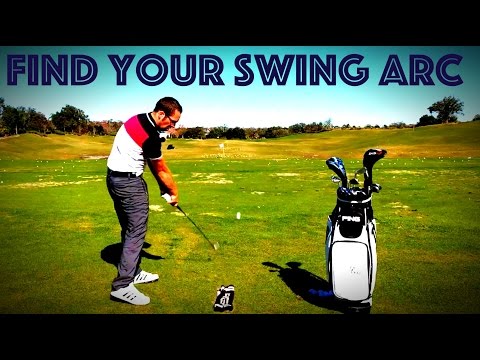 Part of a video titled Find The Bottom Of Your Golf Swing Arc - YouTube