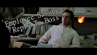 Company Employee Savage Reply To Boss  Short Hindi
