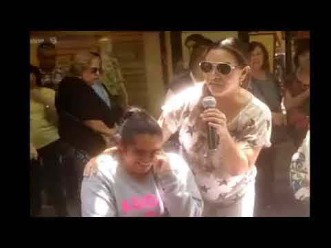 herida Miriam Hernandez sorprende a cantante no vidente.