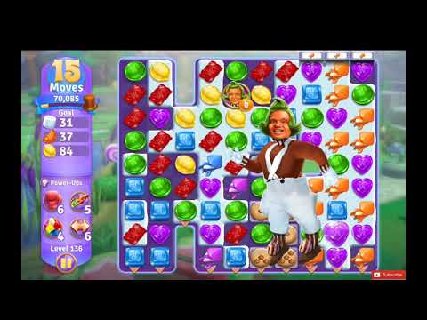 Wonka's World of Candy Level 136 NO BOOSTERS - A S GAMING