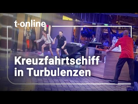 Panik an Bord: Luxuskreuzfahrtschiff gerät in heftige Turbulenzen