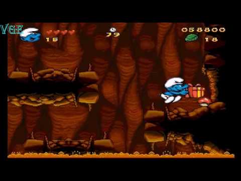 The Smurfs Snes Walkthrough Act 12 The Volcano