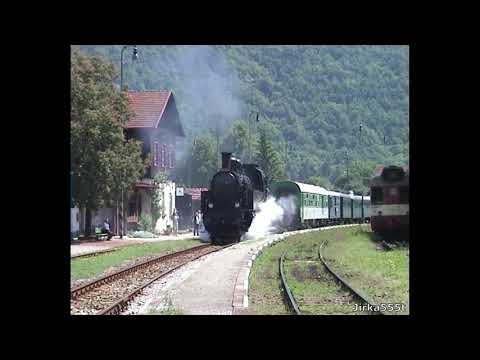 Parní lokomotiva 354.1217, Tišnov - Nedvědice, 5.7. 2003